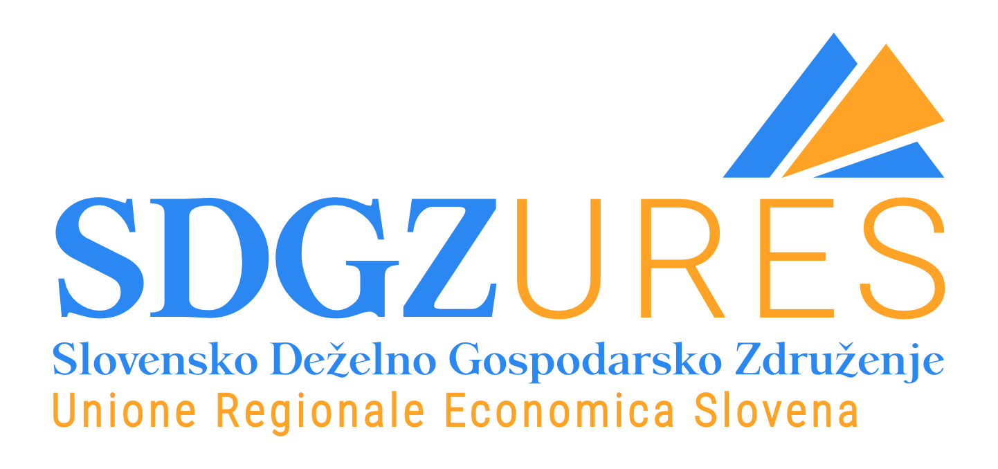 Logo SDGZURES Slovensko Dezelno Gospodarsko Zdruzenje - Unione Regionale Economica Slovena